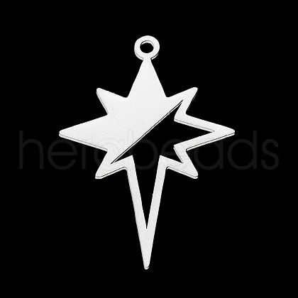 Tarnish Resistant 201 Stainless Steel Pendants STAS-T056-LA336-1-1