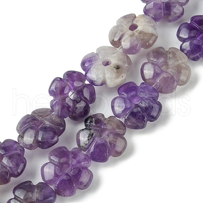 Natural Amethyst Beads Strands G-H023-B08-01-1