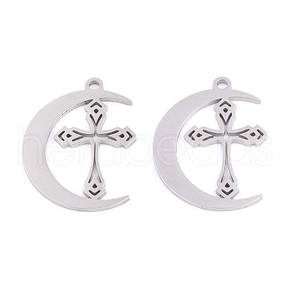 304 Stainless Steel Pendants STAS-N108-37P-1