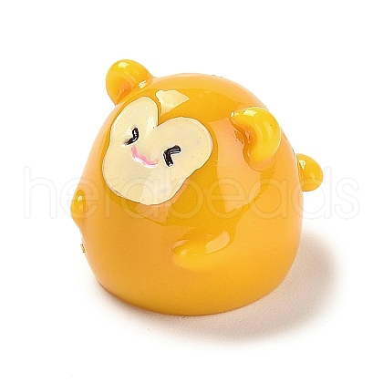 Cute Resin Animal Ornaments RESI-I052-01D-1