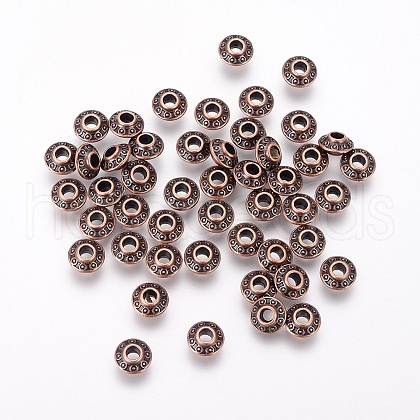 Tibetan Style Alloy Spacer Beads RLF0725Y-1