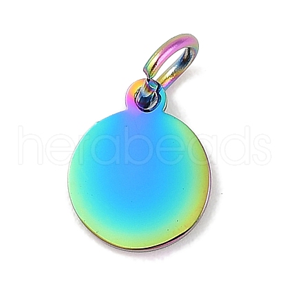 Ion Plating(IP) 304 Stainless Steel Pendants STAS-I311-33B-RC-1