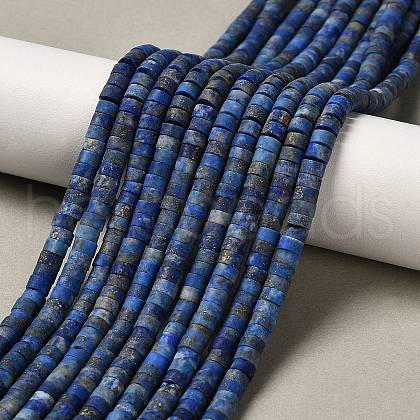 Natural Lapis Lazuli Beads Strands G-P575-B45-4x2mm-1