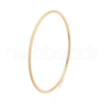 304 Stainless Steel Plain Bangles For Women BJEW-N033-03G-1