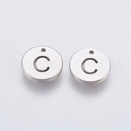 Non-Tarnish 304 Stainless Steel Charms STAS-P212-15P-24-1