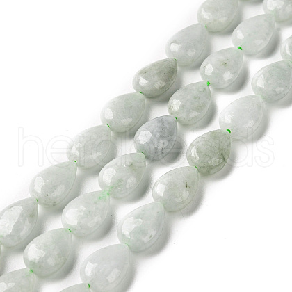 Natural Myanmar Jade/Burmese Jade Beads Strands G-C238-10-1
