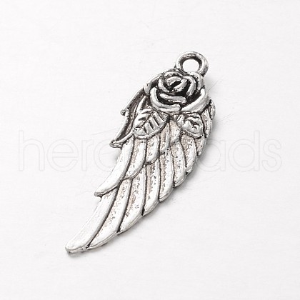 Tibetan Style Alloy Pendants X-TIBEP-22815-AS-RS-1