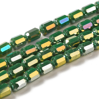 Electroplate Glass Beads Strands EGLA-D031-01E-1