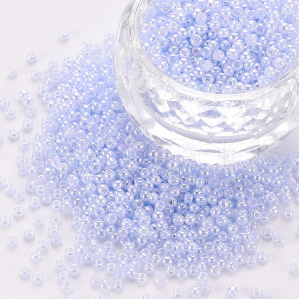 12/0 Imitation Jade Glass Seed Beads SEED-S049-B-003-1