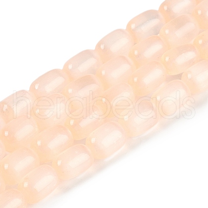 Natural Selenite Beads Strands G-F750-17-1