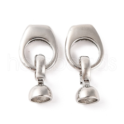 Brass Fold Over Clasps KK-U016-01P-1