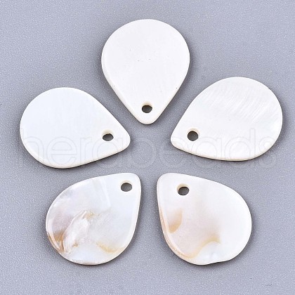 Natural Freshwater Shell Charms SHEL-S276-114-1
