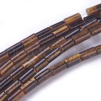 Natural Tiger Eye Beads Strands G-G783-05-1