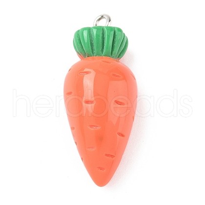 Opaque Resin Pendants RESI-G107-04A-1