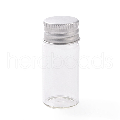 (Defective Closeout Sale: Slightly Concave Cap) Glass Bead Containers AJEW-XCP0001-95B-1