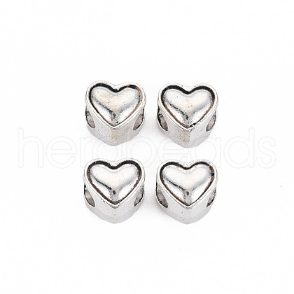 Tibetan Style Alloy European Beads TIBEB-N007-036-1