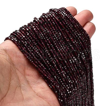 Natural Garnet Beads Strands G-RM2025-32B-01-1