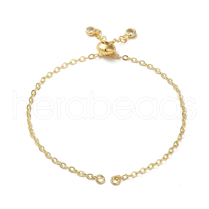 Rack Plating Brass Cable Chain Link Bracelet Making KK-TAC0016-05G-1